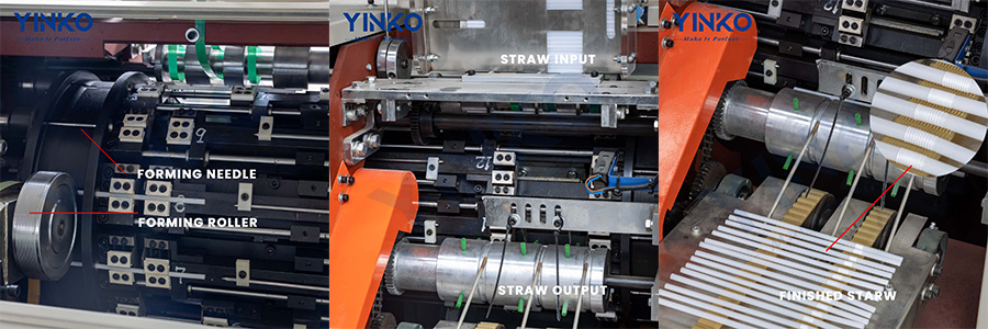 flexible straw bending machine