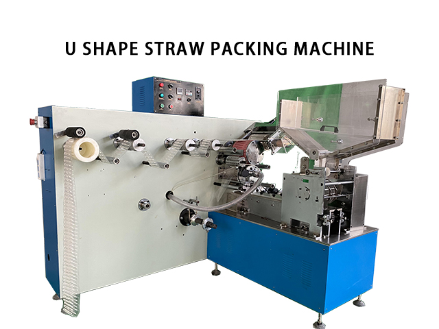 U shaped straw packing machine