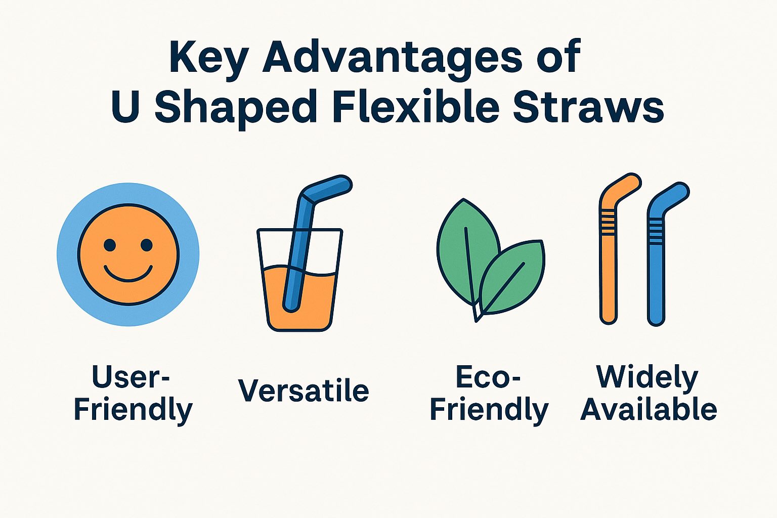 key advantages of u shaped straw