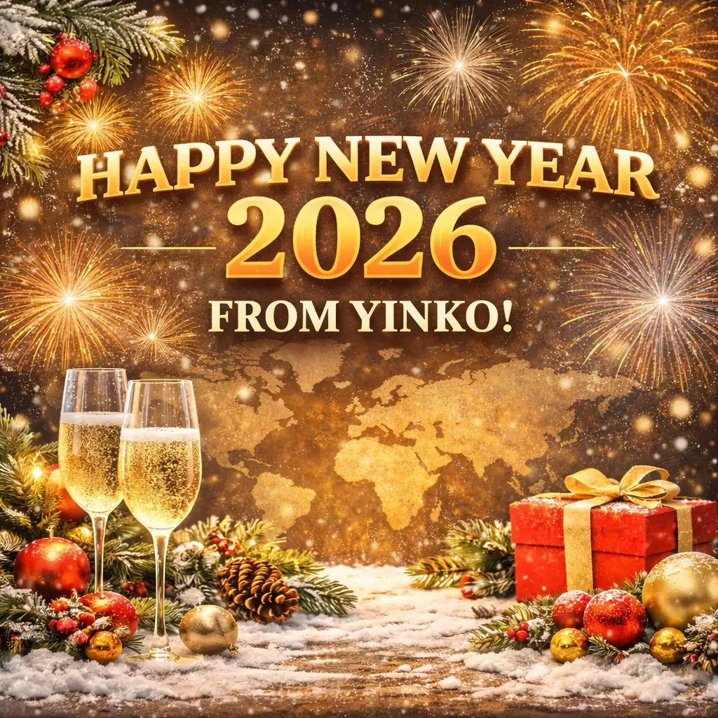 Happy New Year 2026 from YINKO! Thank You for a Wonderful 2025